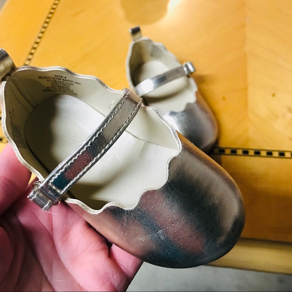 Baby Gym-Mark Gold Holiday Mary Janes